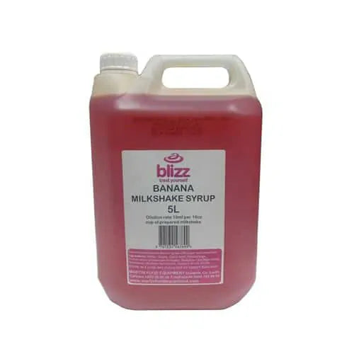 Blizz Banana Milkshake Syrup Concentrate