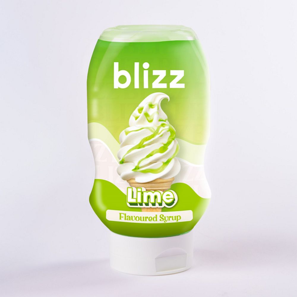 Blizz Lime Topping Syrup